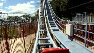 Crossbow Roller Coaster Front Seat POV Bowcraft Playland New Jersey 1080p HD