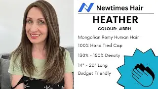 HEATHER - 100% Soft Mongolian Remy Human Hair Wig by New-Times Hair