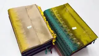 New arrivals | contrast border soft silk handloom sarees | best price | varnaa sirumugai