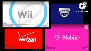 Wii, youtube, Dacia, Verizon, T-Mobile logo remix