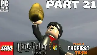 PART 21 THE FIRST TASK - LEGO HARRY POTTER YEAR 4 HD Playthrough ( PC )