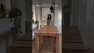 The magic console table every home needs ✨🍽️ #extendingtable #extendableconsoletable  #home