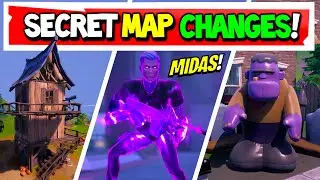 Fortnite | All Season 4 SECRET MAP CHANGES | 