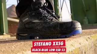 Unser STEFANO XXSG black-blue Low ESD S3 🏗️🦺