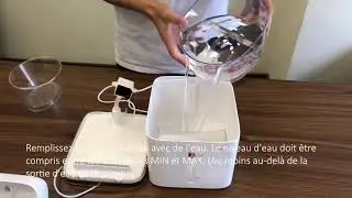 Comment installer NPET fontaine d'eau pour chat et chien - WF020