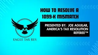 How to Resolve 1099-K Mismatch for taxes when the IRS says that you owe $$$ | Eagle Tax Res Inc