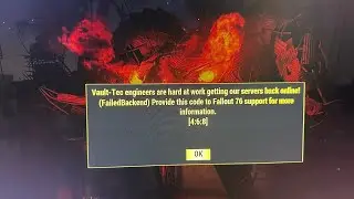 Исправление проблемы со сбоями в Fallout 76 | Не работает вход в Fallo76 | Ошибка Failed Backend ...