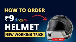how to order droom helmet || droom 9 rs sale || droom 9rs helmet || droom helmet order trick