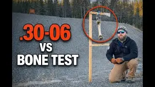 Can Bone Stop a .30-06? | Real Ballistic Test at 142 Yards