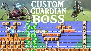 Zelda BotW Guardian Chase (Custom Mario Maker 2 Boss)