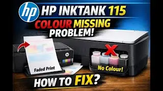 HP INK TANK 115 PRINTER PAPER NOT ROLLING PRING QUALITY NOT GOOD& MANUAL HEAD CLEANING & HEAD REPAIR