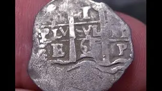 1665 Spanish Silver Cob Found 4-23-15