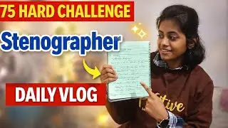75 Hard Day Challenge &ndash; Day 1 | Mera Complete Plan & Rules 💪#stenograper#dailyvideoblog#steno2026 