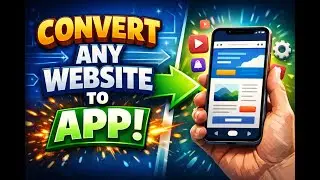 Convert website to Android and IOS App Using flutter framework