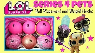 LOL Surprise Series 4 Pets Ball Placement and Weight Hacks Series 4 Eye Spy Decoder Kids LOL Toys