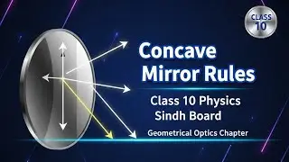 Rules of image formation on concave mirror class 10 physics According to Sindh or Karachi board 