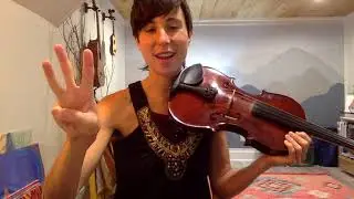 Ants Song for beginner violin- an easy and fun way to learn the names of the strings!