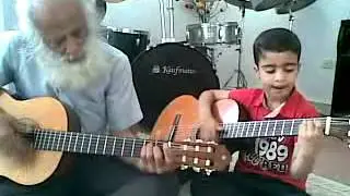 Ali Alavi with Ariyan, His 6 years old son