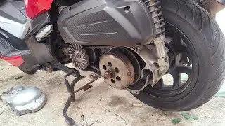 Sym Cruisym 250i | Service CVT, tukar minyak hitam dan gear oil