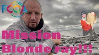 Shore Fishing South Wales Barry Island On the Hunt for a Blonde Ray..