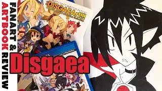 Обзор артбука Digaeart | Фанарт Вальватореза Disgaea 4