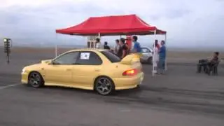 LESSA  drag racing 2013 rustavi subaru impreza vs subaru impreza