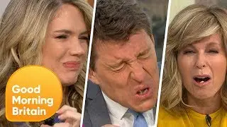 Kate Makes A Mess Doing The Lemon Face Challenge | Good Morning Britain