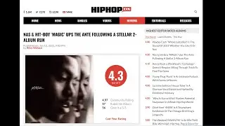 HipHopDX Finally Rates Nas&rsquo; &ldquo;Magic&rdquo; Album & They Rate It A 4.3 Out Of 5