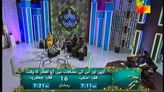 Tehreem Muniba reciting Naat in Jashn e Ramazan HUM TV Show