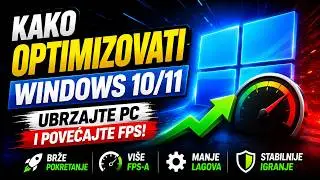 🔧 KAKO OPTIMIZOVATI WINDOWS 10 ZA GAMING - KAKO UBRZATI PC i LAPTOP