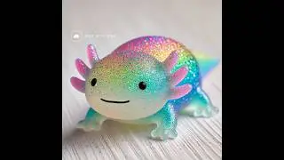 ASMR Inflate It! #asmr #inflatablefun #axolotl