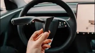 Endlich ein Blinkerhebel im Tesla Model 3 Highland.