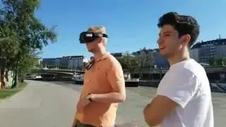 Donau kanal Wien , VIRTUAL REALITY. VARS - Franco Lanfur