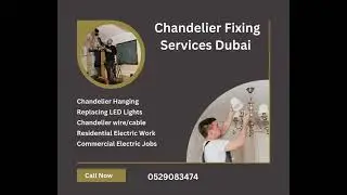 Chandelier Fixing Services Dubai #chandelierfixing #chandelierrepairdubai