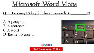 Top 50 MS Words MCQs | MS Words question & answers| Most Important Computer Mcqs For ppsc, fpsc, nts