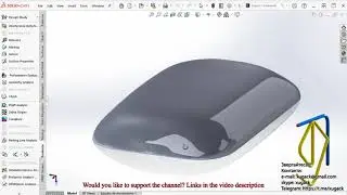 Double curved dome | Fit spline | Boundary surface | Поверхня подвійної кривизни