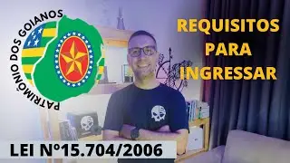 Requisitos para ingressar na PMGO (Soldado) - O Edital &eacute; elaborado com base na Lei n&ordm;15.704/2006