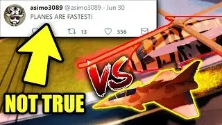 ASIMO3089 LIED ABOUT PLANES... 😭 (Not Fastest Vehicle) | Roblox Jailbreak New Update