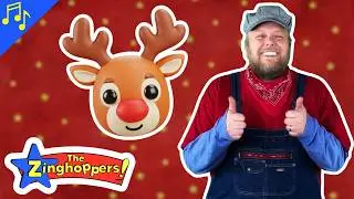 Christmas Sing Along Song For Kids - Rudolph The Red Nosed Reindeer! The Zinghoppers