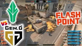 sLowi ON FIRE!🔥 HAVU vs Gen.G BEST MOMENTS - Dust2 - Flashpoint 1 Playoffs | CSGO