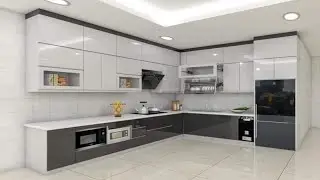 modular kitchen colour combination 2025 || latest kitchen design 2025 || open modular kitchen design