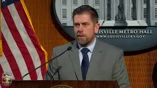 Joint Press Conference with Mayor/LMDC & LMPD regarding an off-duty murder of LMDC Officer.