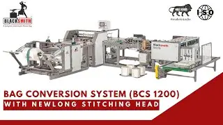 Bag Conversion System | BCS 1200 with Newlong Stitching Head #bagmakingmachine #makeinindia #bcs