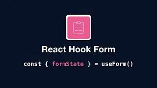 React Hook Form - useForm: formState