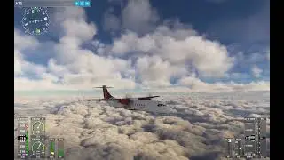 Loganair ~ ATR-72 ~ G-LMTC ~ LM371 ~ Manchester (EGCC) - Exeter (EGTE) ~ FULL FLIGHT ~ MSFS 20