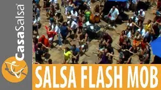 Biggest Salsa Flash Mob at Beach Place on Fort Lauderdale Beach