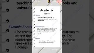 Academic   IELTS & TOEFL Vocabulary Daily