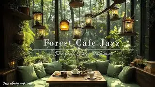 Jungle Cafe Jazz  Morning Relaxation Jazz Music With Natural Therapy To Reduce Stress