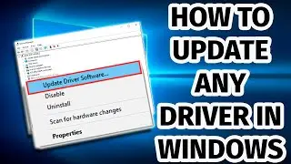 HOW TO UPDATE ANY DRIVER IN WINDOWS 10 in LESS THAN 2 MINUTES! 2021 - DIM Tutorials