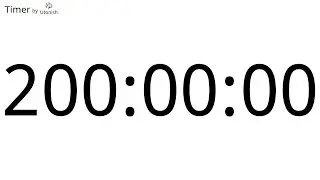 200 Hour Countup Timer